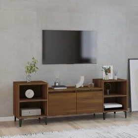 Mueble para TV madera contrachapada marrón roble 160x35x55 cm de vidaXL, Muebles TV - Ref: Foro24-821203, Precio: 98,02 €, De...