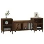 Oak brown plywood TV cabinet 160x35x55 cm by vidaXL, TV Furniture - Ref: Foro24-821203, Price: 98,02 €, Discount: %