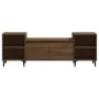 TV-Schrank aus braunem Eichensperrholz, 160 x 35 x 55 cm von vidaXL, TV-Möbel - Ref: Foro24-821203, Preis: 98,02 €, Rabatt: %