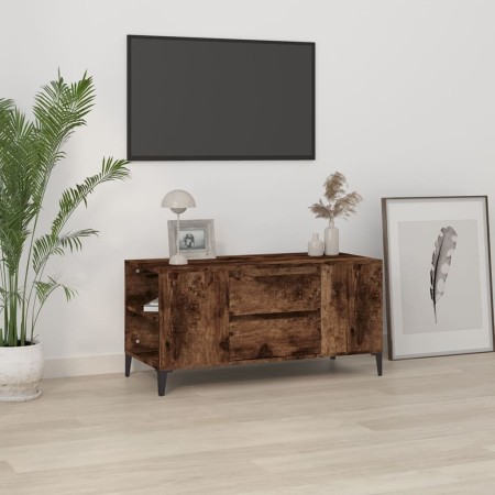 TV-Schrank aus geräuchertem Eichensperrholz, 102 x 44,5 x 50 cm von vidaXL, TV-Möbel - Ref: Foro24-819609, Preis: 72,41 €, Ra...
