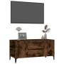 TV-Schrank aus geräuchertem Eichensperrholz, 102 x 44,5 x 50 cm von vidaXL, TV-Möbel - Ref: Foro24-819609, Preis: 72,41 €, Ra...