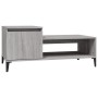 Mesa de centro madera contrachapada gris Sonoma 100x50x45 cm de vidaXL, Mesas de centro - Ref: Foro24-821138, Precio: 50,63 €...