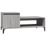 Mesa de centro madera contrachapada gris Sonoma 100x50x45 cm de vidaXL, Mesas de centro - Ref: Foro24-821138, Precio: 50,26 €...