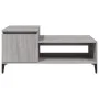 Mesa de centro madera contrachapada gris Sonoma 100x50x45 cm de vidaXL, Mesas de centro - Ref: Foro24-821138, Precio: 50,26 €...