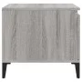 Mesa de centro madera contrachapada gris Sonoma 100x50x45 cm de vidaXL, Mesas de centro - Ref: Foro24-821138, Precio: 50,26 €...