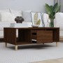 Oak brown plywood coffee table 90x50x36.5 cm by vidaXL, Coffee table - Ref: Foro24-821067, Price: 46,48 €, Discount: %