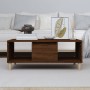 Oak brown plywood coffee table 90x50x36.5 cm by vidaXL, Coffee table - Ref: Foro24-821067, Price: 46,48 €, Discount: %