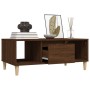 Oak brown plywood coffee table 90x50x36.5 cm by vidaXL, Coffee table - Ref: Foro24-821067, Price: 46,48 €, Discount: %