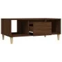 Couchtisch aus braunem Eichensperrholz, 90 x 50 x 36,5 cm von vidaXL, Couchtisch - Ref: Foro24-821067, Preis: 46,48 €, Rabatt: %
