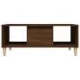Couchtisch aus braunem Eichensperrholz, 90 x 50 x 36,5 cm von vidaXL, Couchtisch - Ref: Foro24-821067, Preis: 46,48 €, Rabatt: %