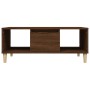 Oak brown plywood coffee table 90x50x36.5 cm by vidaXL, Coffee table - Ref: Foro24-821067, Price: 46,48 €, Discount: %