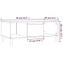 Couchtisch aus braunem Eichensperrholz, 90 x 50 x 36,5 cm von vidaXL, Couchtisch - Ref: Foro24-821067, Preis: 46,48 €, Rabatt: %
