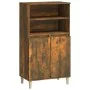 Hohe Anrichte aus geräuchertem Eichensperrholz 60x36x110 cm von vidaXL, Sideboards - Ref: Foro24-821225, Preis: 77,45 €, Raba...