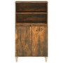 Aparador alto madera contrachapada roble ahumado 60x36x110 cm de vidaXL, Aparadores - Ref: Foro24-821225, Precio: 78,31 €, De...