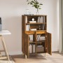 Hohe Anrichte aus geräuchertem Eichensperrholz 60x36x110 cm von vidaXL, Sideboards - Ref: Foro24-821225, Preis: 78,38 €, Raba...