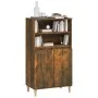 Hohe Anrichte aus geräuchertem Eichensperrholz 60x36x110 cm von vidaXL, Sideboards - Ref: Foro24-821225, Preis: 77,45 €, Raba...