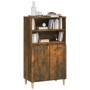 Hohe Anrichte aus geräuchertem Eichensperrholz 60x36x110 cm von vidaXL, Sideboards - Ref: Foro24-821225, Preis: 78,38 €, Raba...