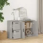 Aparador de madera contrachapada gris hormigón 100x33x59,5 cm de vidaXL, Aparadores - Ref: Foro24-821000, Precio: 106,46 €, D...