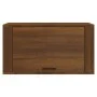 Mueble zapatero pared madera pino marrón roble 70x35x38 cm de vidaXL, Zapateros y organizadores de calzado - Ref: Foro24-8210...