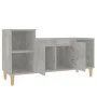 Mueble para TV madera contrachapada gris hormigón 100x35x55 cm de vidaXL, Muebles TV - Ref: Foro24-821176, Precio: 56,17 €, D...
