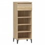 Mueble zapatero madera contrachapada roble Sonoma 40x36x105 cm de vidaXL, Zapateros y organizadores de calzado - Ref: Foro24-...