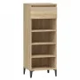 Mueble zapatero madera contrachapada roble Sonoma 40x36x105 cm de vidaXL, Zapateros y organizadores de calzado - Ref: Foro24-...