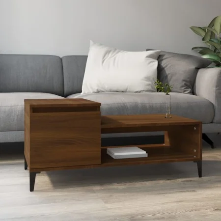 Couchtisch aus braunem Eichensperrholz, 100 x 50 x 45 cm von vidaXL, Couchtisch - Ref: Foro24-821139, Preis: 47,84 €, Rabatt: %