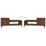 Couchtisch aus braunem Eichensperrholz, 100 x 50 x 45 cm von vidaXL, Couchtisch - Ref: Foro24-821139, Preis: 47,84 €, Rabatt: %