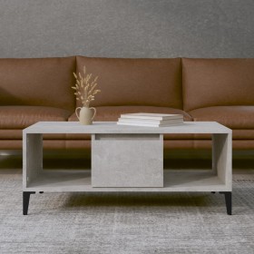 Beton grau Sperrholz Couchtisch 90x50x36,5 cm von vidaXL, Couchtisch - Ref: Foro24-821072, Preis: 69,79 €, Rabatt: %