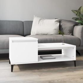Couchtisch aus weißem Sperrholz, 100 x 50 x 45 cm von vidaXL, Couchtisch - Ref: Foro24-821132, Preis: 50,70 €, Rabatt: %
