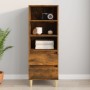 Hohes Sideboard aus geräuchertem Eichensperrholz, 40 x 36 x 110 cm von vidaXL, Sideboards - Ref: Foro24-821241, Preis: 54,75 ...