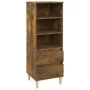Hohes Sideboard aus geräuchertem Eichensperrholz, 40 x 36 x 110 cm von vidaXL, Sideboards - Ref: Foro24-821241, Preis: 54,05 ...