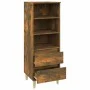 Hohes Sideboard aus geräuchertem Eichensperrholz, 40 x 36 x 110 cm von vidaXL, Sideboards - Ref: Foro24-821241, Preis: 54,05 ...