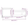 Couchtisch aus weißem Sperrholz, 100 x 50 x 45 cm von vidaXL, Couchtisch - Ref: Foro24-821132, Preis: 50,70 €, Rabatt: %