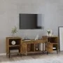 Mueble para TV madera contrachapada roble ahumado 160x35x55 cm de vidaXL, Muebles TV - Ref: Foro24-821201, Precio: 90,99 €, D...
