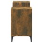 Mueble para TV madera contrachapada roble ahumado 160x35x55 cm de vidaXL, Muebles TV - Ref: Foro24-821201, Precio: 92,26 €, D...