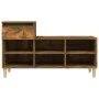 Mueble zapatero madera contrachapada roble ahumado 102x36x60 cm by vidaXL, Shoe racks and shoe organizers - Ref: Foro24-82120...