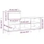 Mueble zapatero madera contrachapada roble ahumado 102x36x60 cm by vidaXL, Shoe racks and shoe organizers - Ref: Foro24-82120...