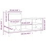 Schuhschrank aus geräucherter Eichen-Sperrholzplatte, 102x36x60 cm. von vidaXL, Schuhregale und Schuhorganisatoren - Ref: For...