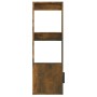 Aparador madera contrachapada color roble ahumado 80x30x90 cm de vidaXL, Aparadores - Ref: Foro24-819465, Precio: 63,82 €