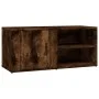 TV-Schrank aus geräuchertem Eichensperrholz, 80 x 31,5 x 36 cm von vidaXL, TV-Möbel - Ref: Foro24-819446, Preis: 42,06 €, Rab...