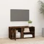 TV-Schrank aus geräuchertem Eichensperrholz, 80 x 31,5 x 36 cm von vidaXL, TV-Möbel - Ref: Foro24-819446, Preis: 42,06 €, Rab...