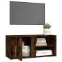 TV-Schrank aus geräuchertem Eichensperrholz, 80 x 31,5 x 36 cm von vidaXL, TV-Möbel - Ref: Foro24-819446, Preis: 42,06 €, Rab...