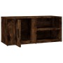TV-Schrank aus geräuchertem Eichensperrholz, 80 x 31,5 x 36 cm von vidaXL, TV-Möbel - Ref: Foro24-819446, Preis: 42,57 €, Rab...