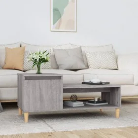 Sonoma-Couchtisch aus grauem Sperrholz, 100 x 50 x 45 cm von vidaXL, Couchtisch - Ref: Foro24-821130, Preis: 54,17 €, Rabatt: %