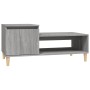 Sonoma-Couchtisch aus grauem Sperrholz, 100 x 50 x 45 cm von vidaXL, Couchtisch - Ref: Foro24-821130, Preis: 54,58 €, Rabatt: %