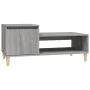 Sonoma-Couchtisch aus grauem Sperrholz, 100 x 50 x 45 cm von vidaXL, Couchtisch - Ref: Foro24-821130, Preis: 54,17 €, Rabatt: %