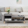 Sonoma-Couchtisch aus grauem Sperrholz, 100 x 50 x 45 cm von vidaXL, Couchtisch - Ref: Foro24-821130, Preis: 54,58 €, Rabatt: %