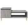Sonoma-Couchtisch aus grauem Sperrholz, 100 x 50 x 45 cm von vidaXL, Couchtisch - Ref: Foro24-821130, Preis: 54,17 €, Rabatt: %