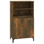 Tall smoked oak plywood sideboard 60x36x110 cm by vidaXL, Sideboards - Ref: Foro24-821233, Price: 91,36 €, Discount: %